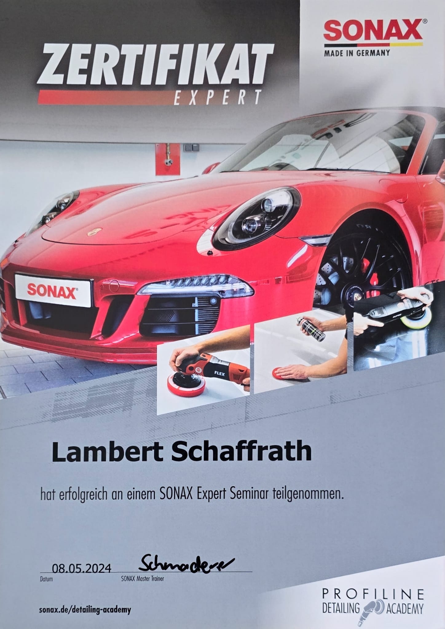 SONAX Expert · Lambert Schaffrath · 08.05.2024